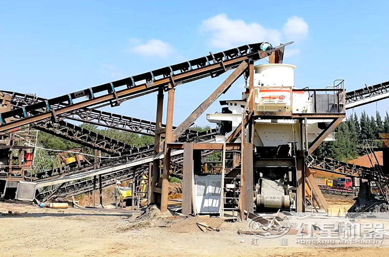 制砂機(jī)成品粒型好，成品多用于建筑工程,，道路基建